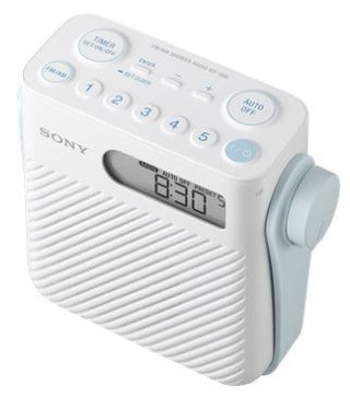 Sony ICF-S80 Splash Proof Shower Radio with Speaker