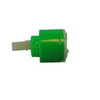 40mm Diverter Cartridge Tap (Green) Side View