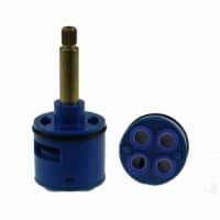 37mm Diverter Core- 4 Outputs Blue- Replacement Shower Tap/Core