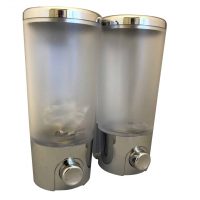 Shower Soap Dispenser Double - Frosted