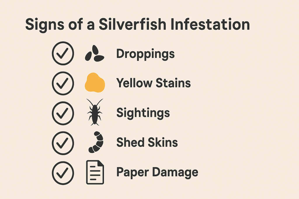 Signs of a Silverfish Infestation