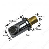 Brass Whirlpool Filler Tap Dimensions