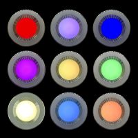 Chromatherapty Steam Room Ceiling Light colour options