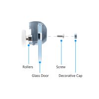 shower door roller model SPS R002-T View 4