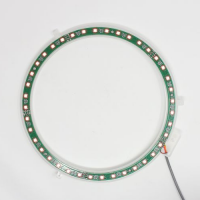 Multi Coloured Led Ceiling Ring light for steam shower and shower cabins