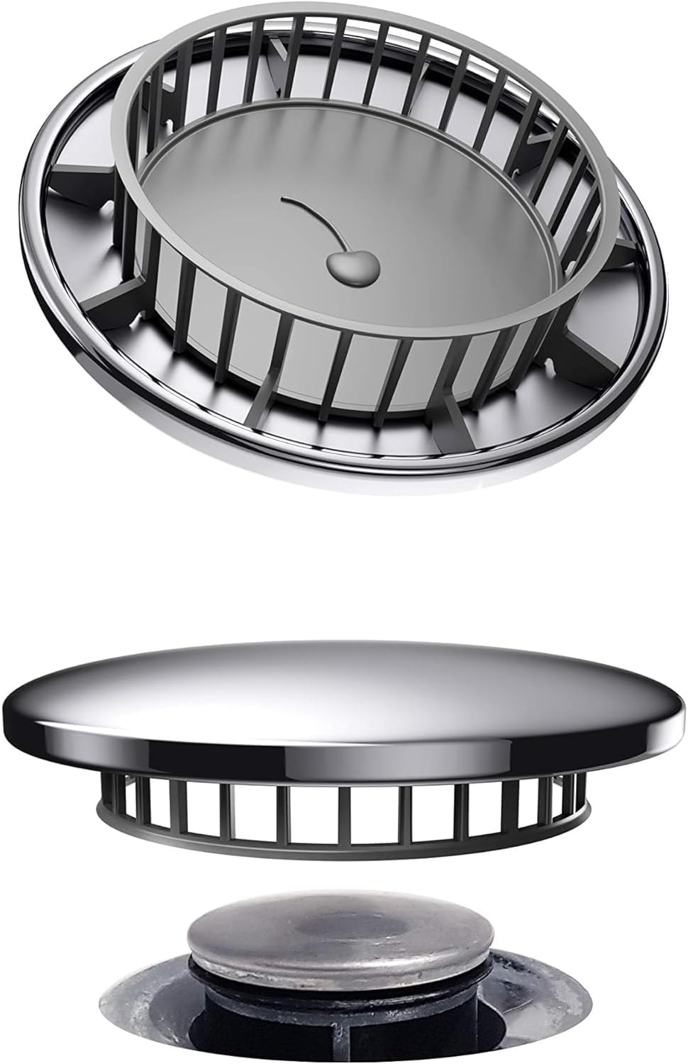 Best Flat Shower Drain Hair Catcher – Tub Flo Stainless Steel Drain Cover