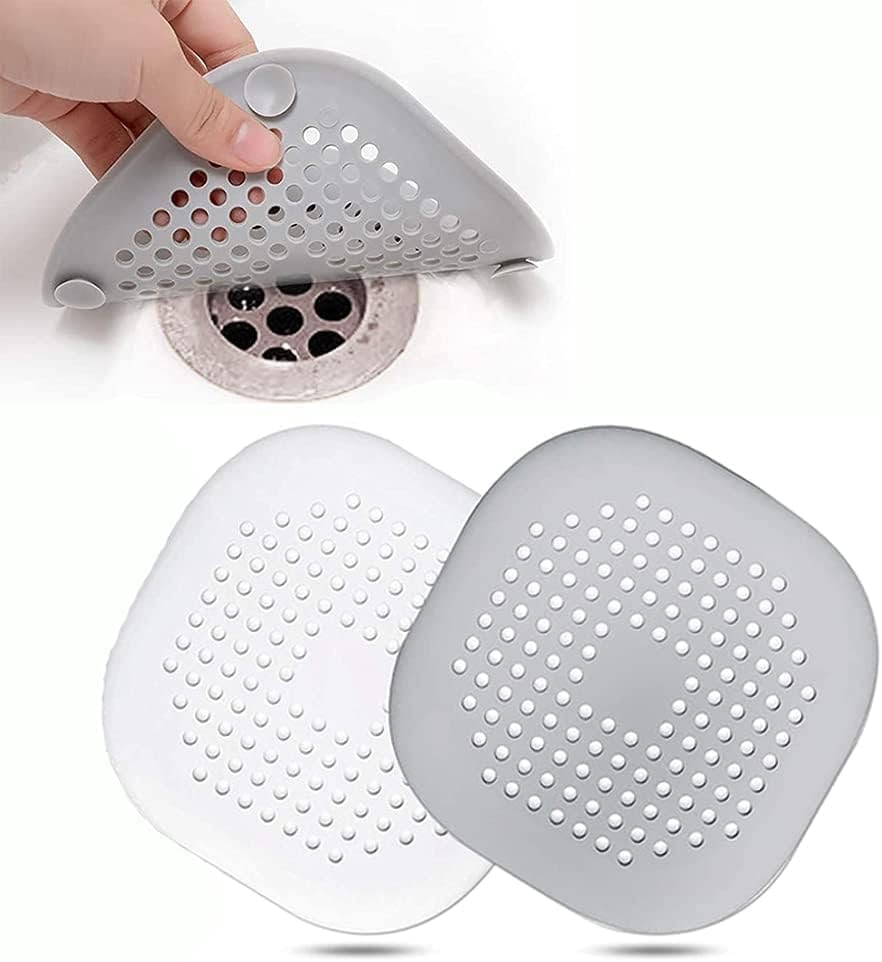 Best Hair Catcher for Large Shower Drain – Tifanso Silicone Drain Protector (2-Pack)