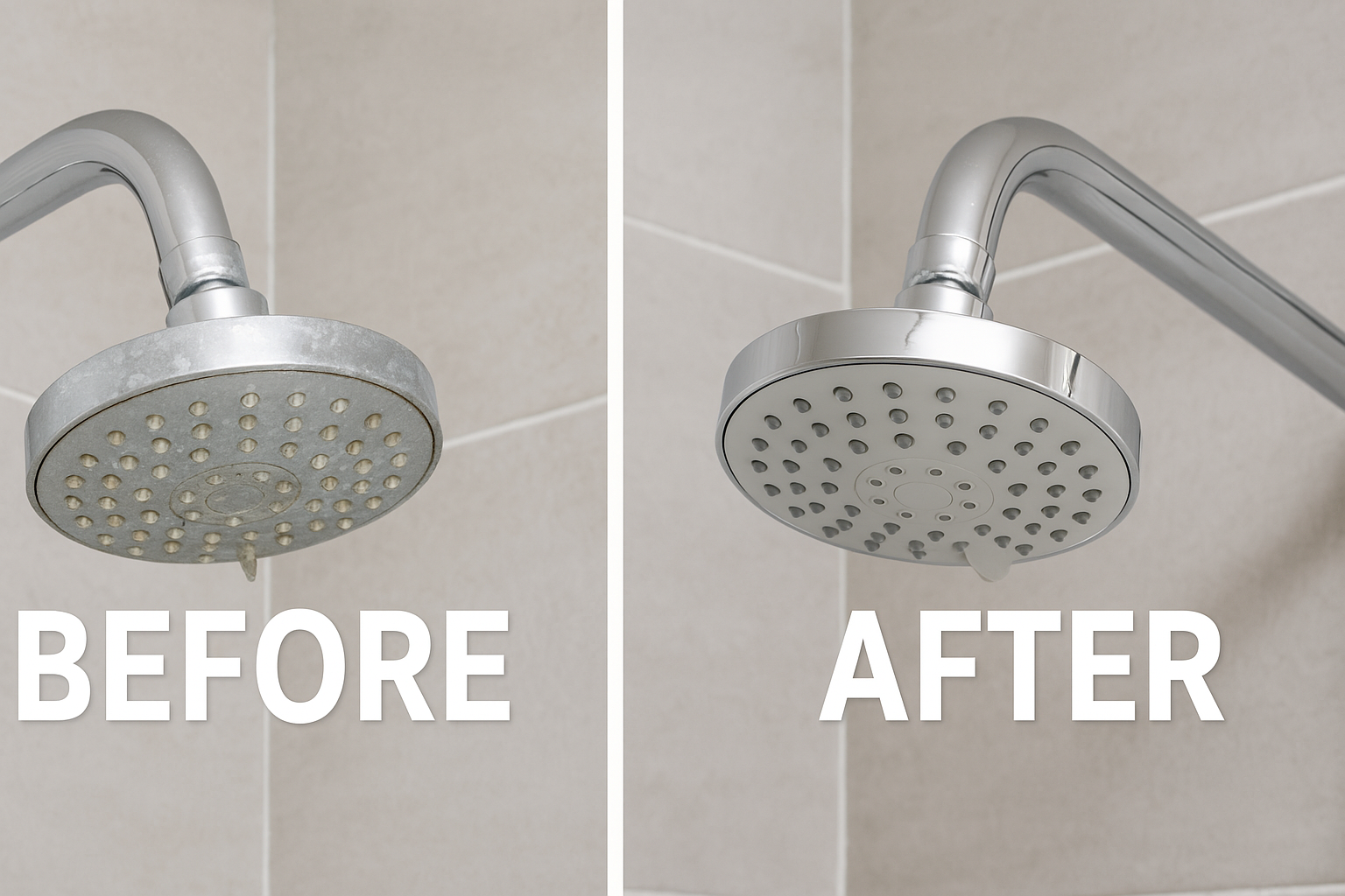 Cleaning a Clogged Shower Head