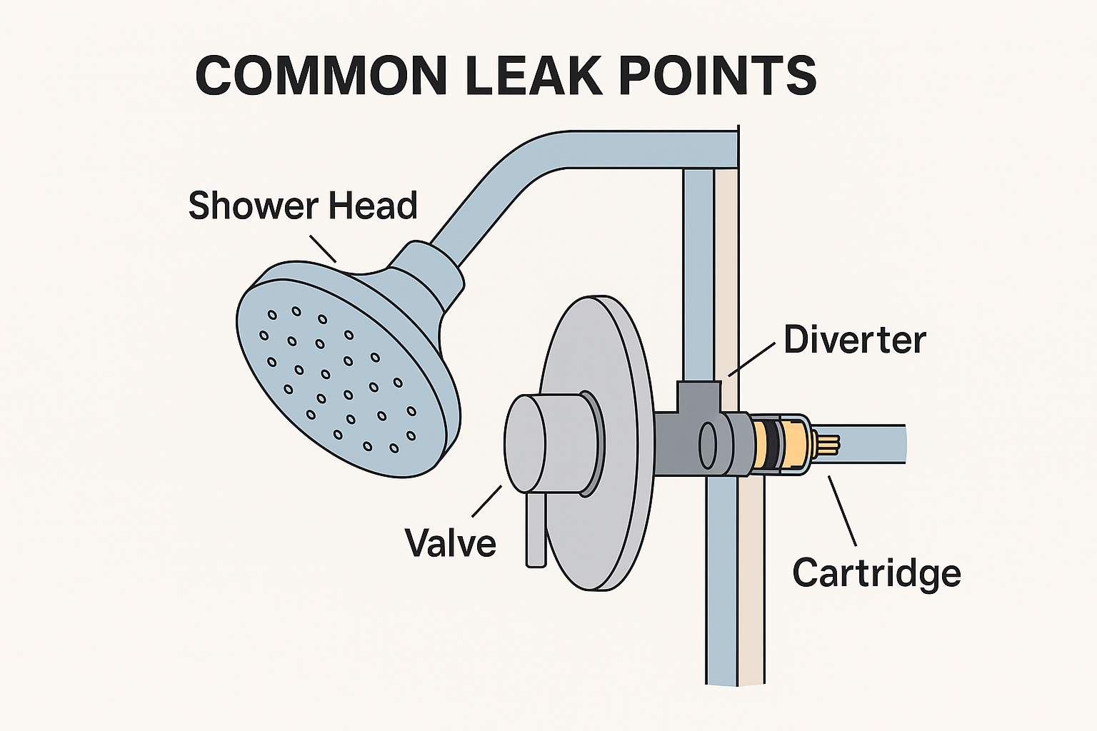 What You’ll Need to Fix a Leaky Shower Head